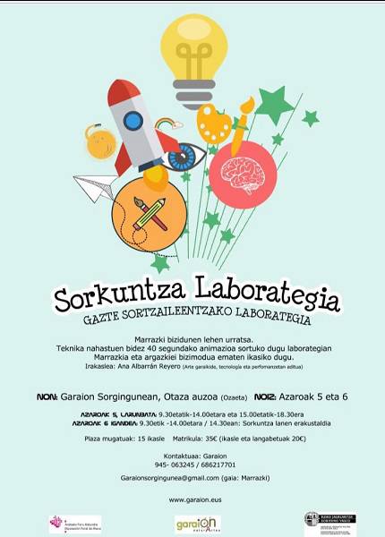 [SORKUNTZA LABORATEGIA] Marrazki bizidunen lehen urratsa