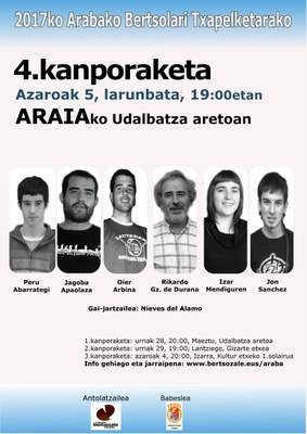 [ARABAKO BERTSOLARI TXAPELKETA] 4. kanporaketa