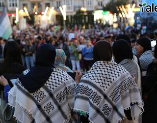 Palestinaren aldeko burrunba entzun da Gasteizen