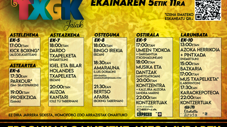 Txagoko jaiak, Etxekalte+Ari da