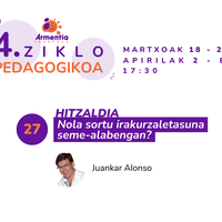 [4. ZIKLO PEDAGOGIKOA] 'Nola sortu irakurzaletasuna haurrengan?'