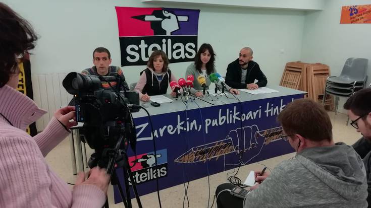 Segregazioa okerrera doala salatu du Steilas sindikatuak