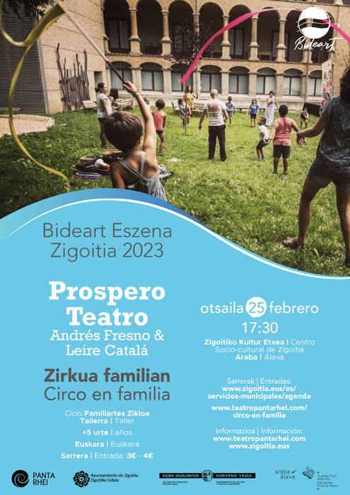 [BIDE-ART] Zirkua familian, Prospero Teatrorekin