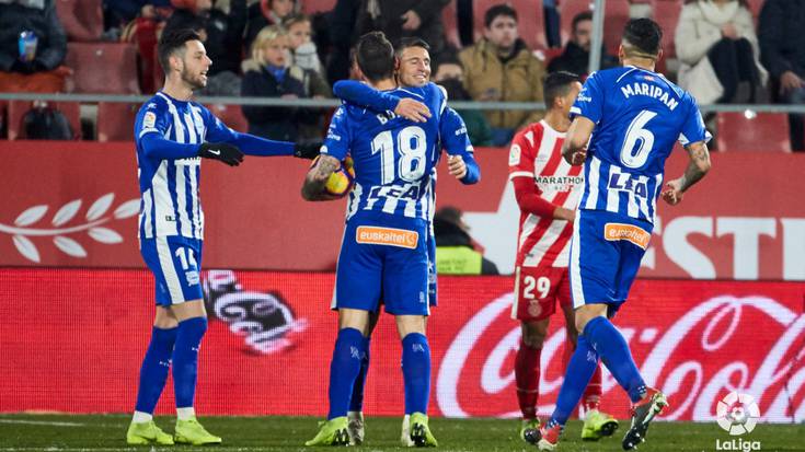 Alavesek goian jarraitzeko puntu bat lortu du Gironan