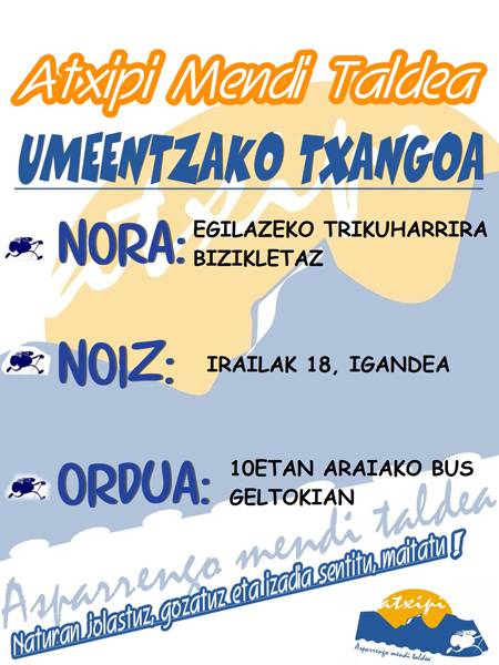 Egilazeko trikuharria bizikletaz