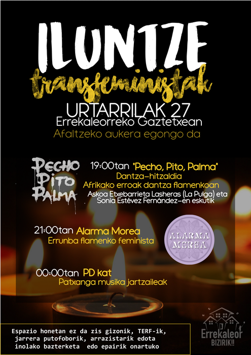 'Pecho, pito, palma' dantza-hitzaldia