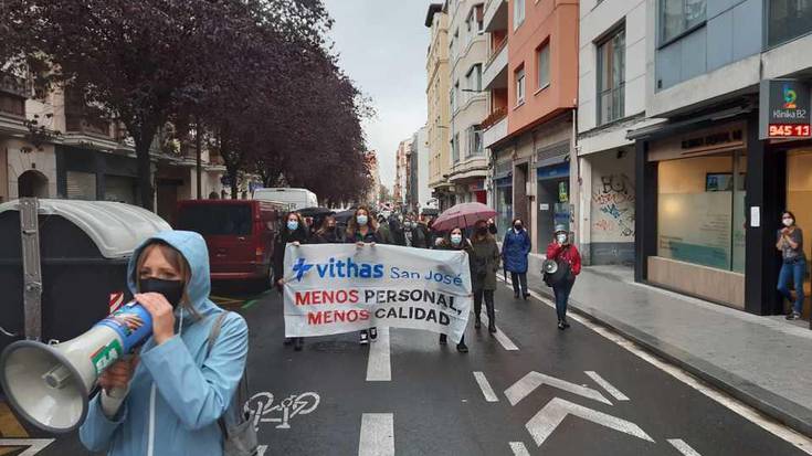 Hasi da greba mugagabea Vithas San Jose ospitalean