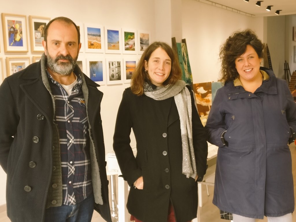 Abian da Gasteizko Enebada galerian neguko arte azoka 