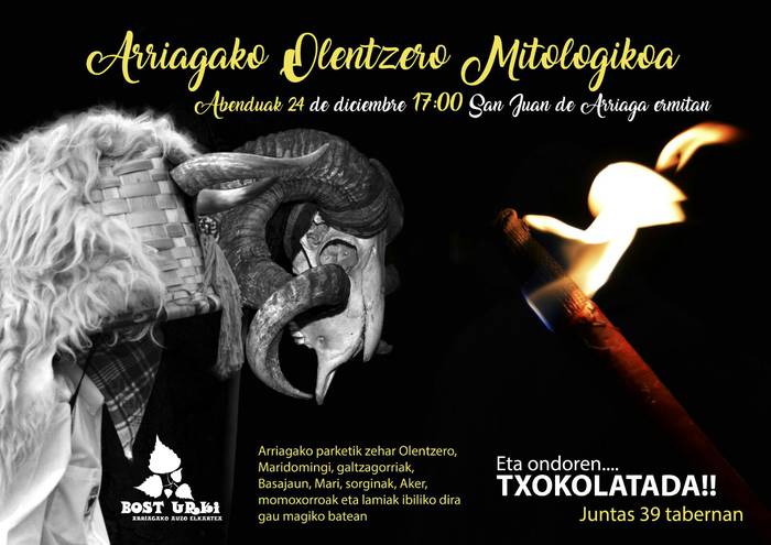 Arriagako Olentzero eta Maridomingi mitologikoak