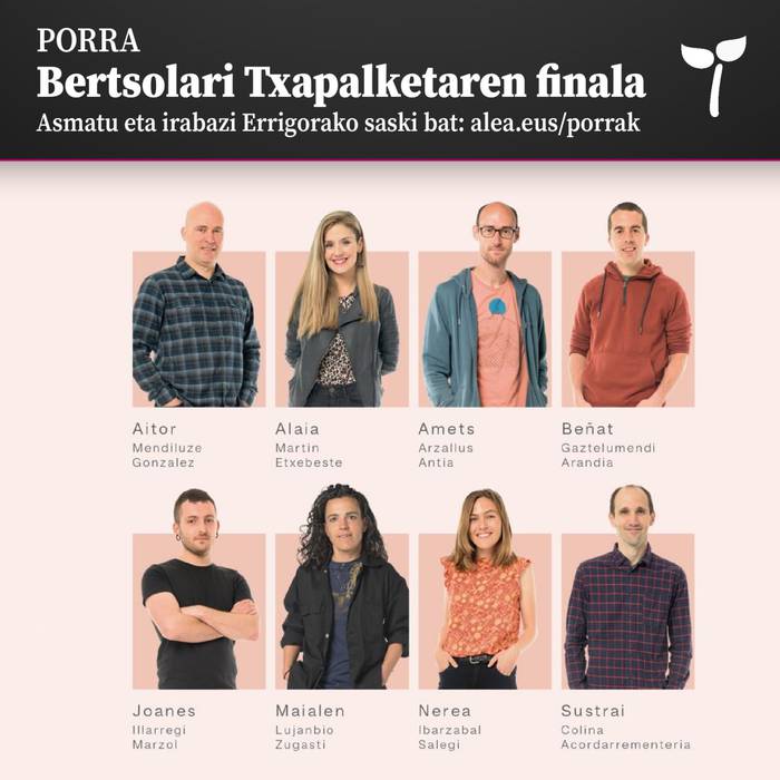 Euskal Herriko Bertsolari Txapelketako finaleko porra