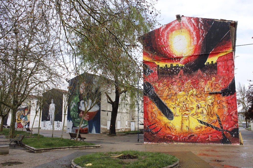 Kutsu artistiko eta politikoko muralen atzetik