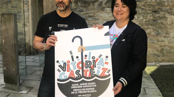 Angel Blanco Egoskozabalen 'Giroz beteta' kartelak iragarriko ditu jaiak