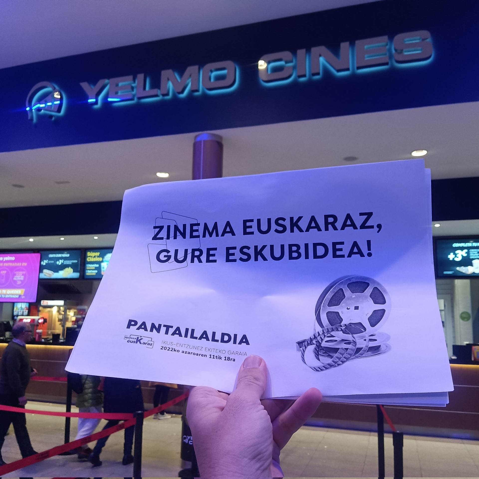 Pantailaldia: asteburua euskaraz
