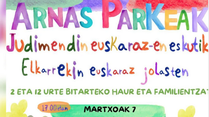 Arnas parkeak, elkarrekin euskaraz jolasten