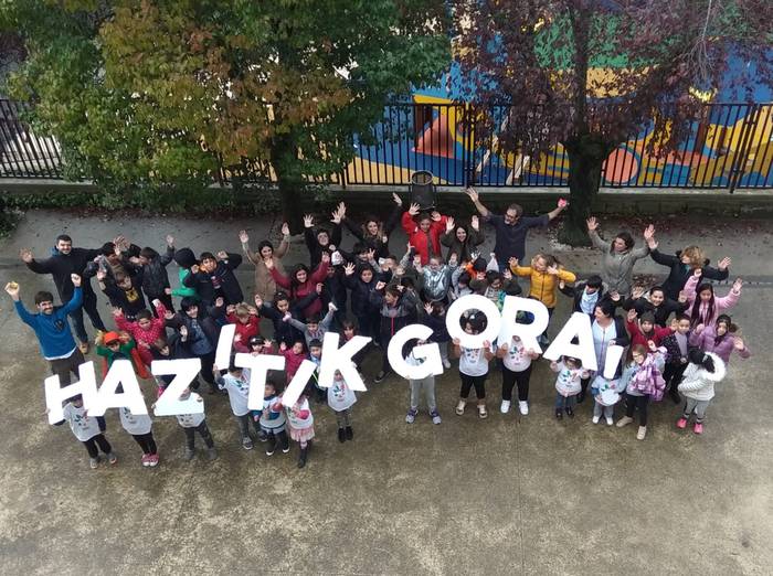 'Hazitik gora!' izango da Euskal Eskola Publikoaren 29. jaiaren leloa