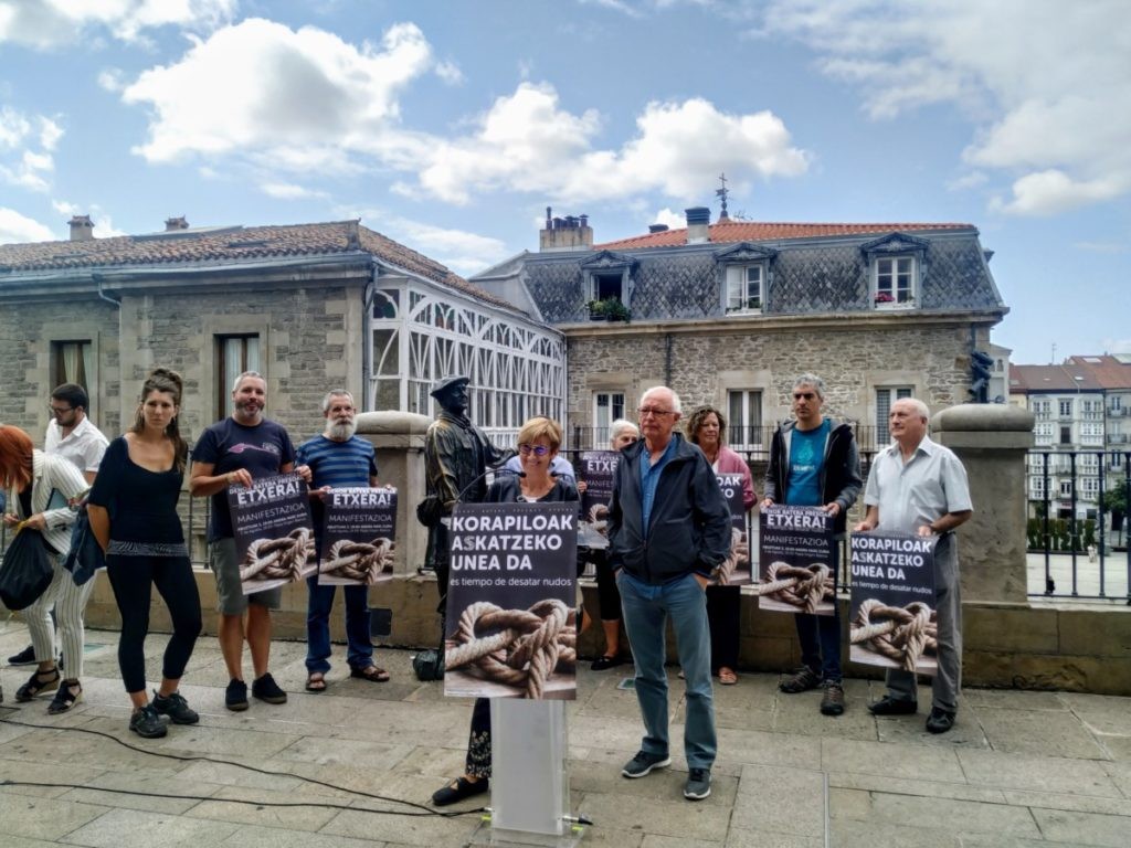"Presoen auziari aterabidea emateko" manifestazioa deitu du Sarek