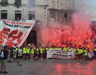 Maderas de Llodion greba mugagabera joko dute astelehenetik aurrera