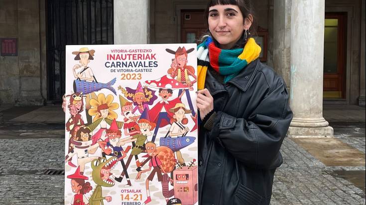 Paula Paez artistak egin du aurtengo Gasteizko Inauterien kartela