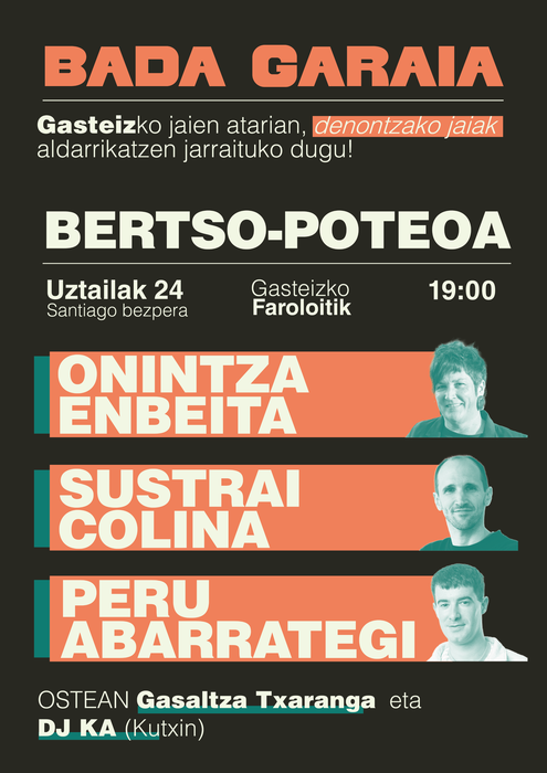 Bada Garaia, Peru Abarrategi,  Onintza Enbeita, Sustrai Colina