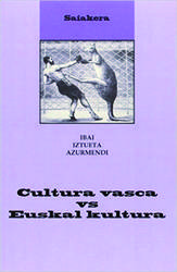 Cultura vasca vs. Euskal kultura liburua