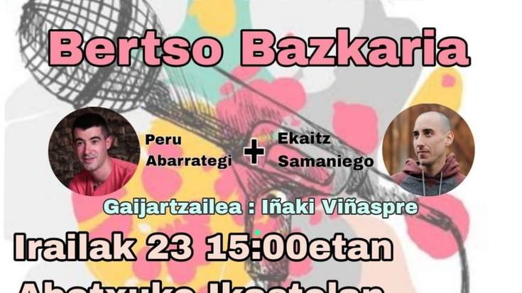 Bertso bazkaria, Peru Abarrategi eta Ekaitz Samaniego
