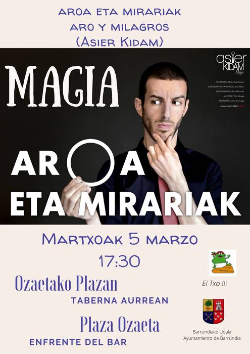 'Aroa eta mirariak', Asier Kidam