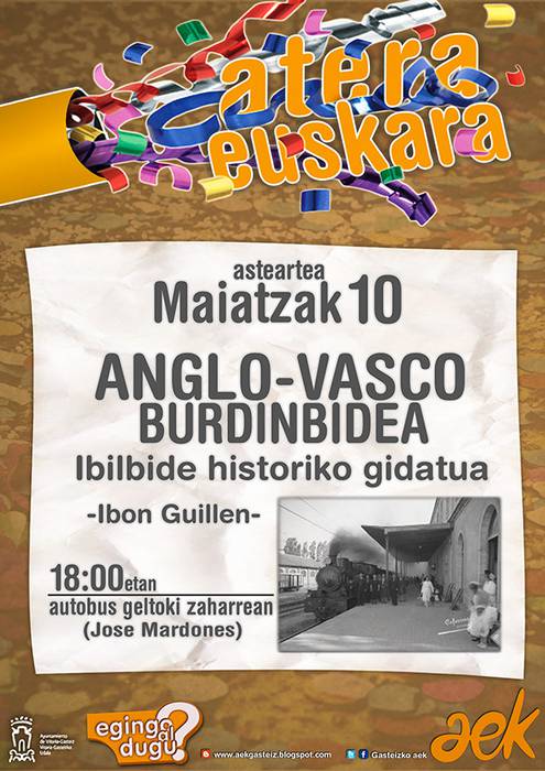 'Vasco-navarro trena' ibilbide historiko gidatua