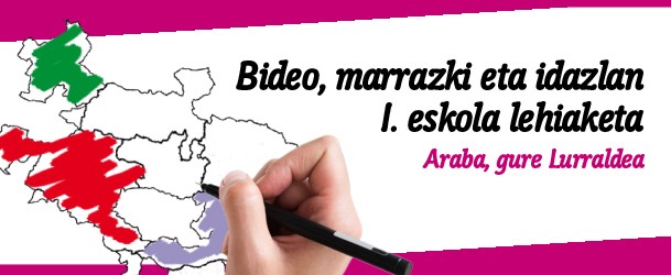 Batzar Nagusiek marrazketa, idazketa eta bideo eskola-lehiaketen lehen edizioa abiatu dute