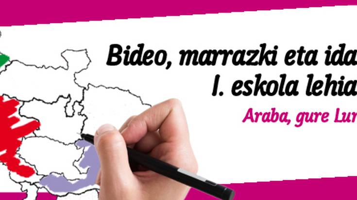 Batzar Nagusiek marrazketa, idazketa eta bideo eskola-lehiaketen lehen edizioa abiatu dute