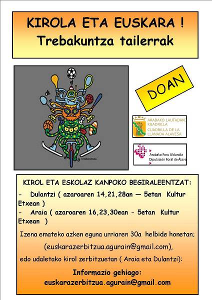 [TAILERRAK] Kirola eta euskara
