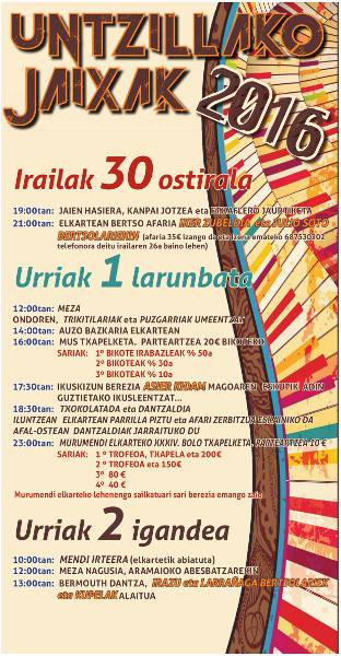 Untzillako Jaiak