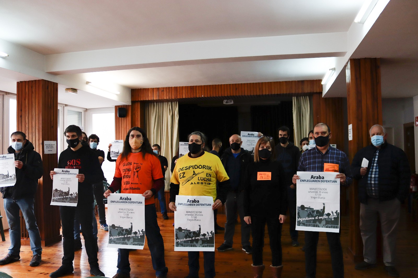 Enpleguaren aldeko manifestazio handi bat deitu dute ostalariek, pentsiodunek eta enpresa batzordeek