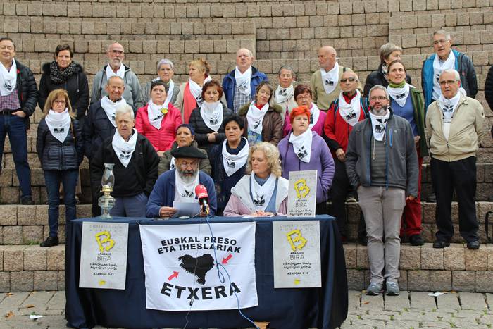 Dispertsioaren ondorioak gizarteratzeko Arabako Bira antolatu du Etxeratek