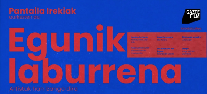 'Begirada gazte bat eztabaidatzeko, amankomunean jartzeko eta zinema hautatzeko'