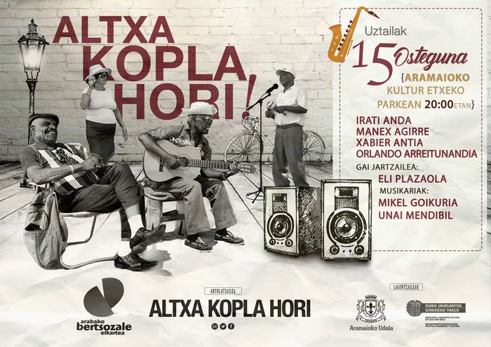 Altxa kopla hori!