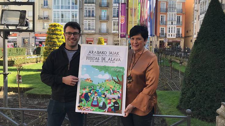 Polemika piztu du berriro San Prudentzio eta Estibalizko jaietako kartelak