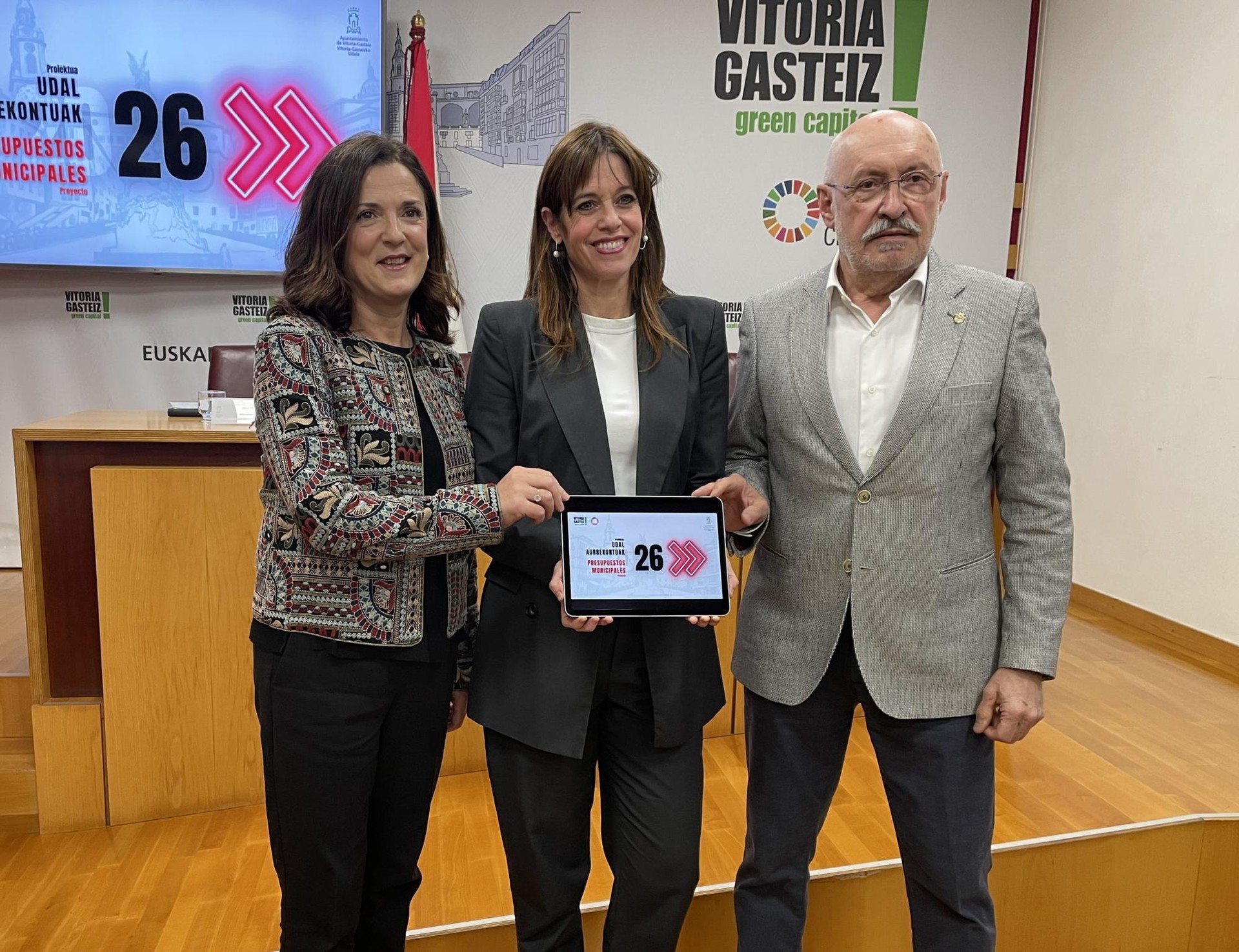Gasteizko Udalak 507,5 milioiko aurrekontua aurkeztu du 2026rako