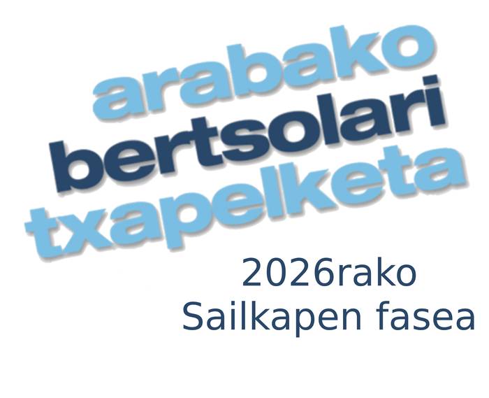 Zabalik da 2026ko Arabako bertsolari txapelketarako sailkapen fasean izen-emate epea