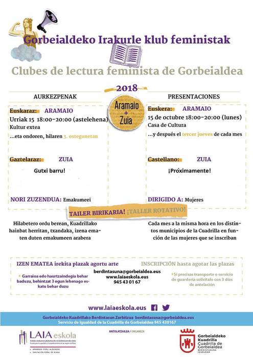 [IRAKURLE KLUBA] Gorbeialdeko irakurle klub feminista