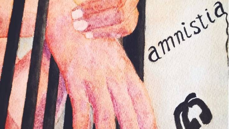 'Elkartasuna barroteen artean', Joseba Galarragak espetxean egindako margoen bilduma