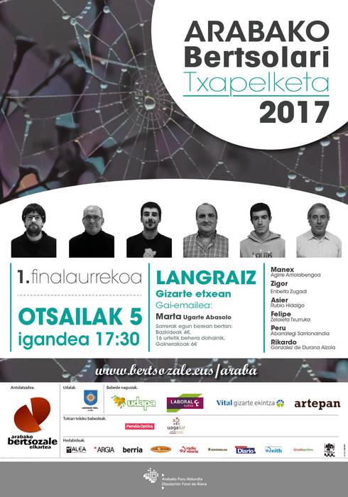 [ARABAKO BERTSOLARI TXAPELKETA] 1. finalaurrekoa