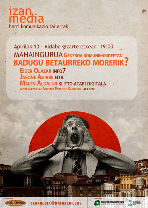Generoa komunikabideetan, badugu betaurreko morerik? 