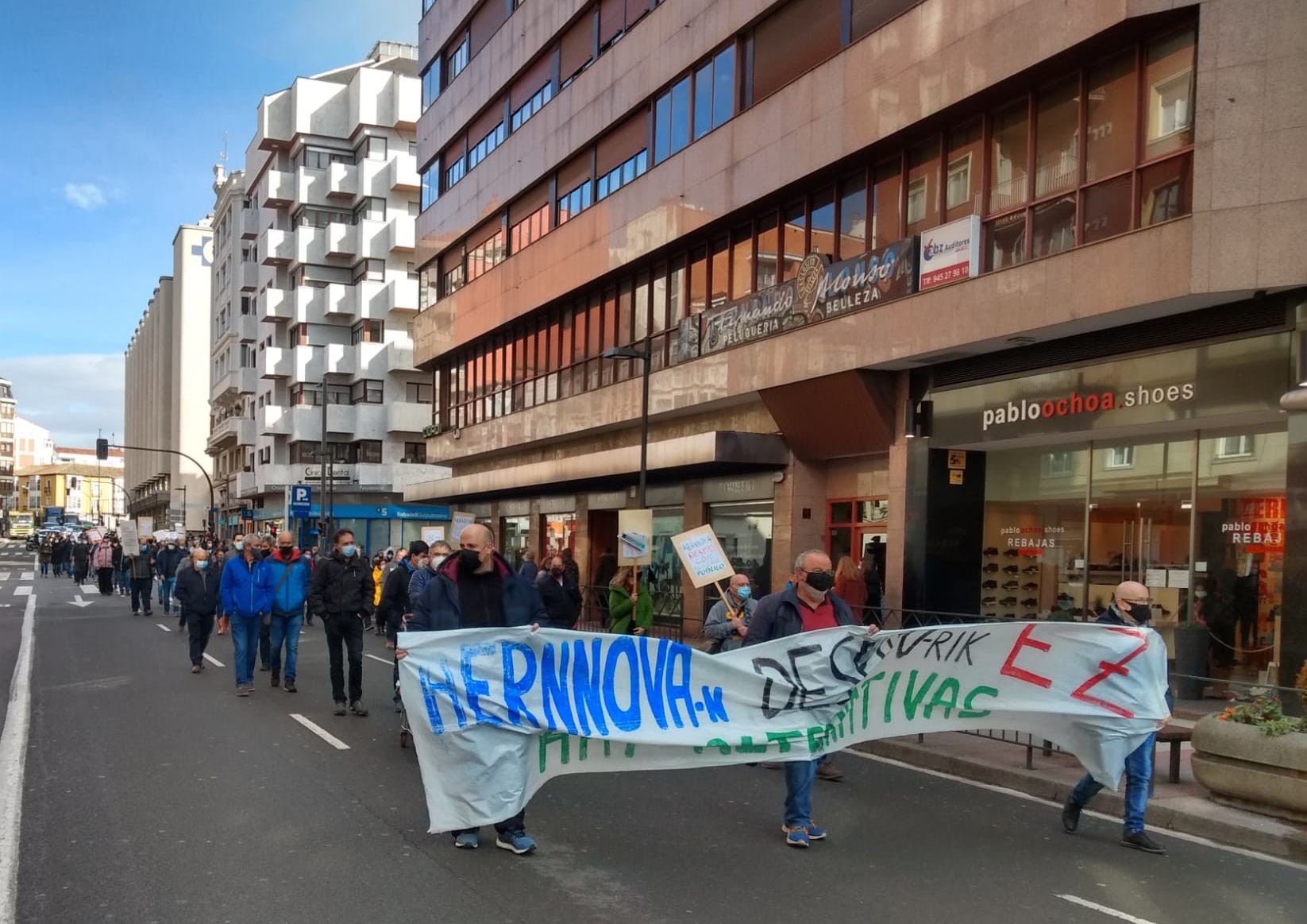 Aernnovako langileen borroka ez da amaitu