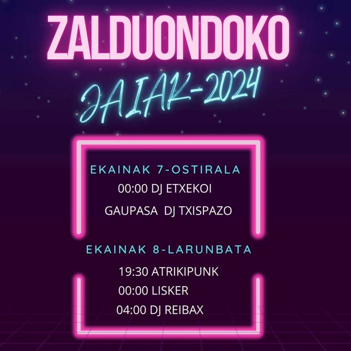 Zalduondoko jaiak, Atrikipunk + Lisker