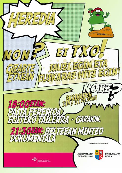 Pasta freskoa egiteko tailerra