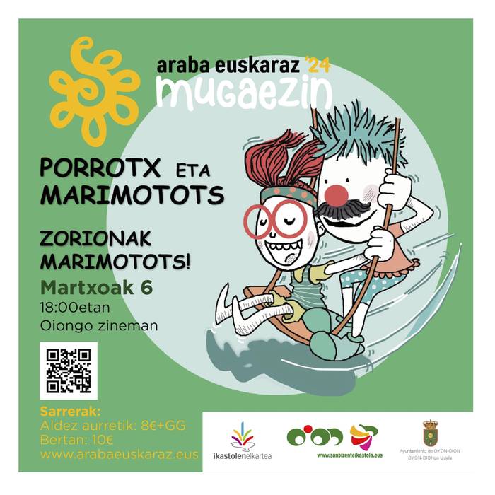 [ARABA EUSKARAZ] 'Zorionak Marimotots', Porrotx eta Marimotots