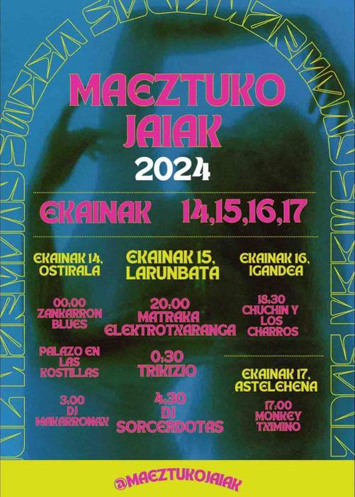 Maeztuko jaiak, Matraka elektrotxaranga, Trikizio