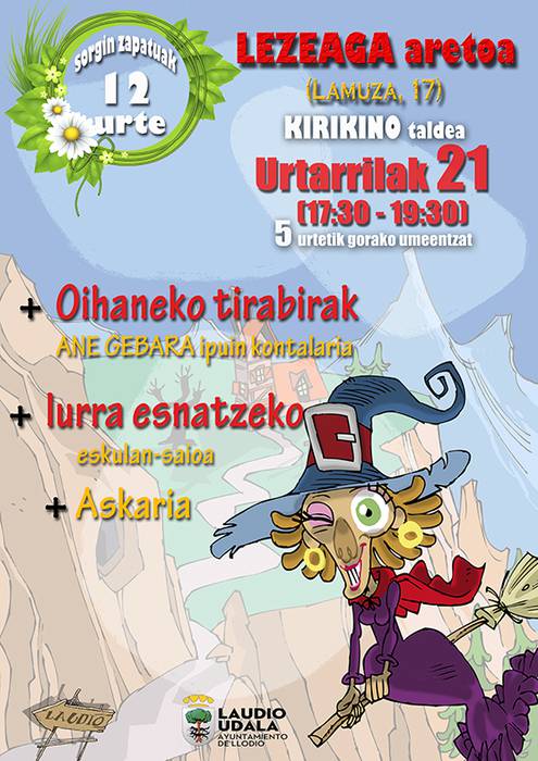 [SORGIN ZAPATUAK] 'Oihaneko tirabirak', Ane Gebara