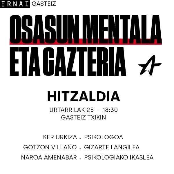 'Osasun mentala eta gazteria'