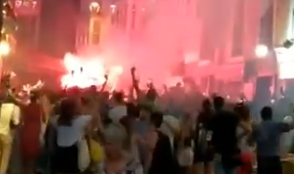 Baskoniaren garaipenaren ospakizuna diskoteka baten desalojoarekin amaitu zen
